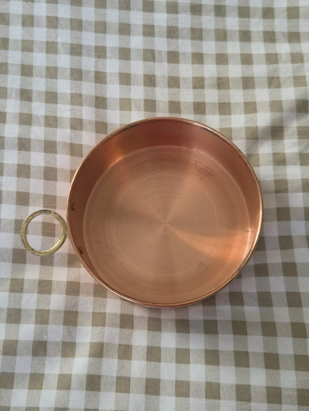 Vintage 1984 Teleflora 'Le Vin' Copper Wine Bottle Coaster + Brass Cork Holder